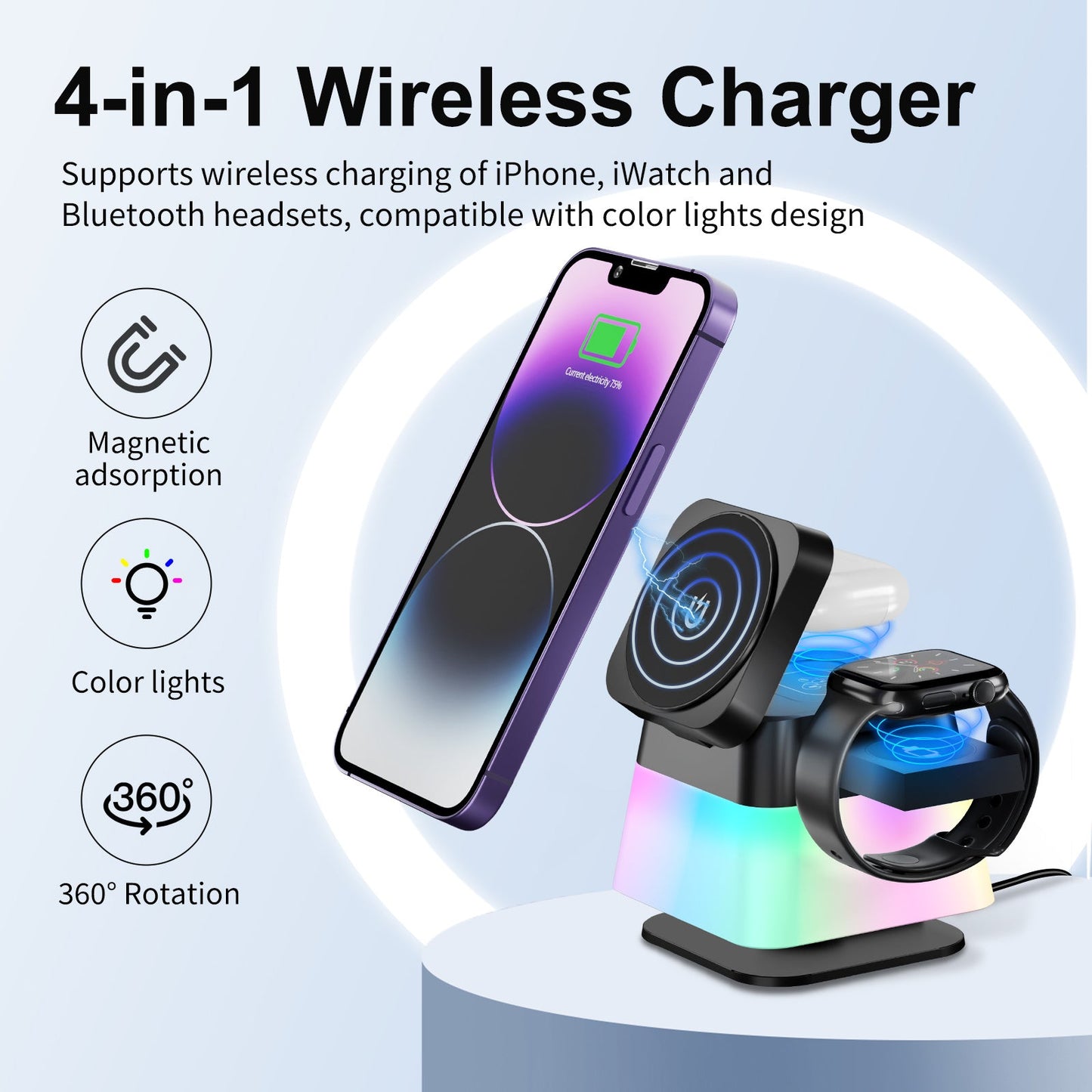 GlowDock 4 en 1
